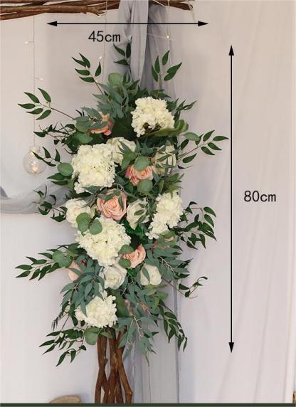 Pink Wedding Arch Floral Decoration