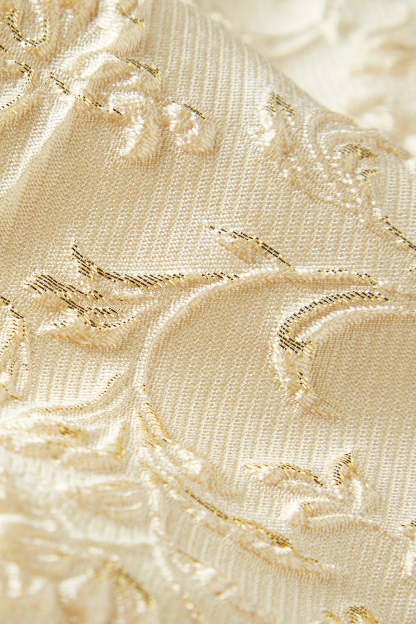 Champagne Shawl Lapel One Button Jacquard Men's Prom Suits