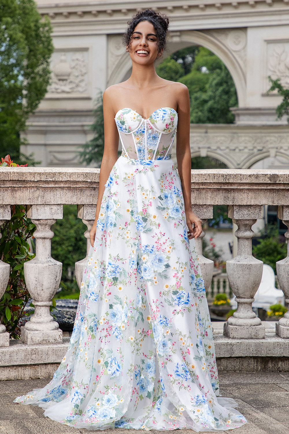 Sale Floral Prom Dress