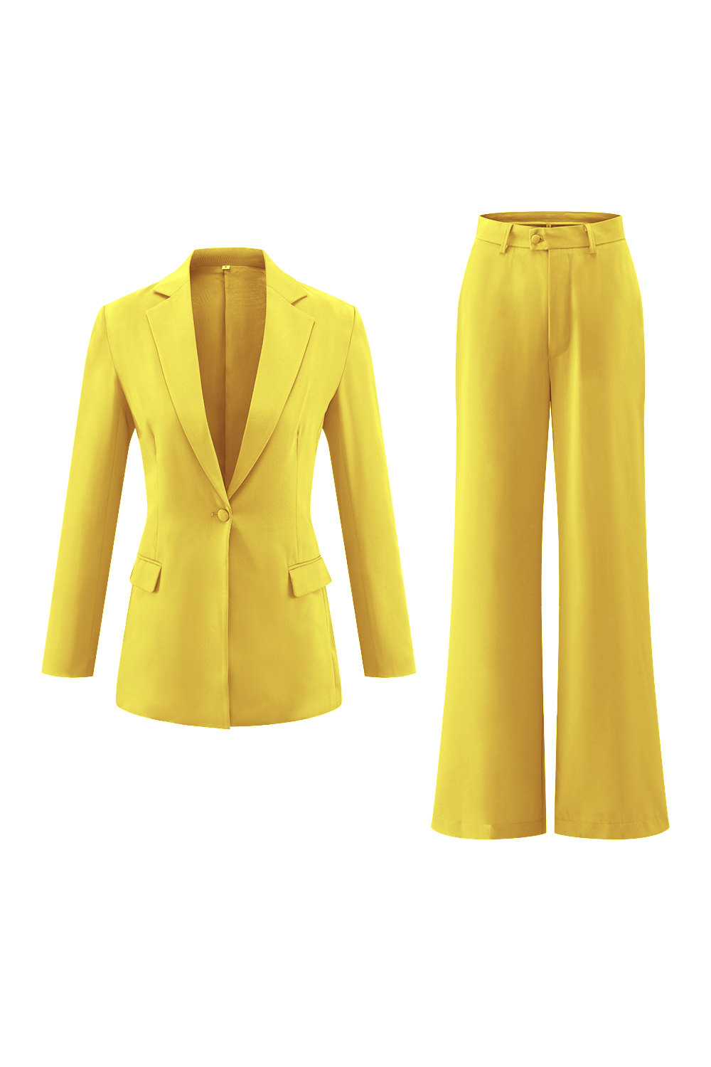 Fuchsia 2 Piece Work Suits with Pockets