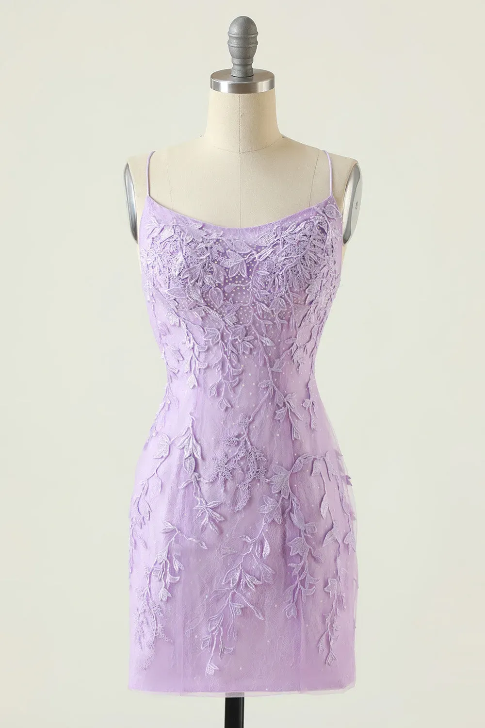 Light Blue Short Tight Homecoming Dress with Lace Beading