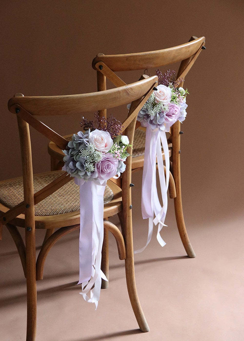 Handmade Wedding Aisle Chair Flowers