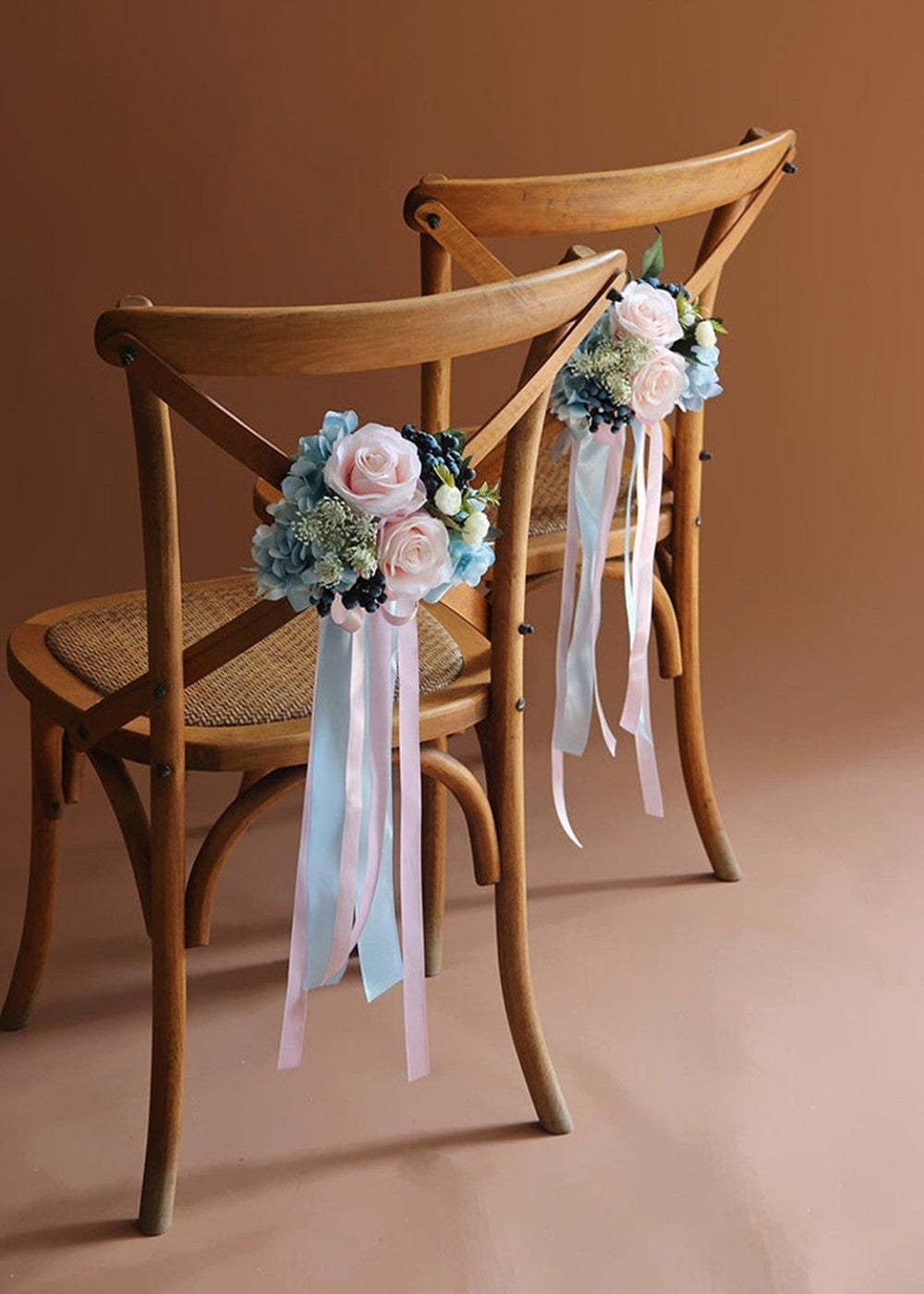 Handmade Wedding Aisle Chair Flowers