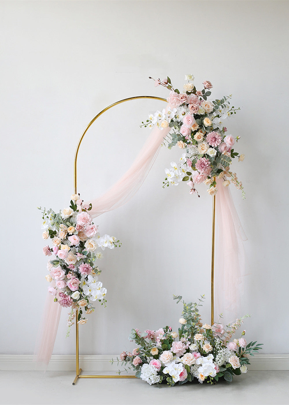 Wedding Archway Flower, Wedding Corner Swag, Outdoor Wedding store Backdrop, Floral Table Runner Bridal Shower Decor Floral Arch Arrangement