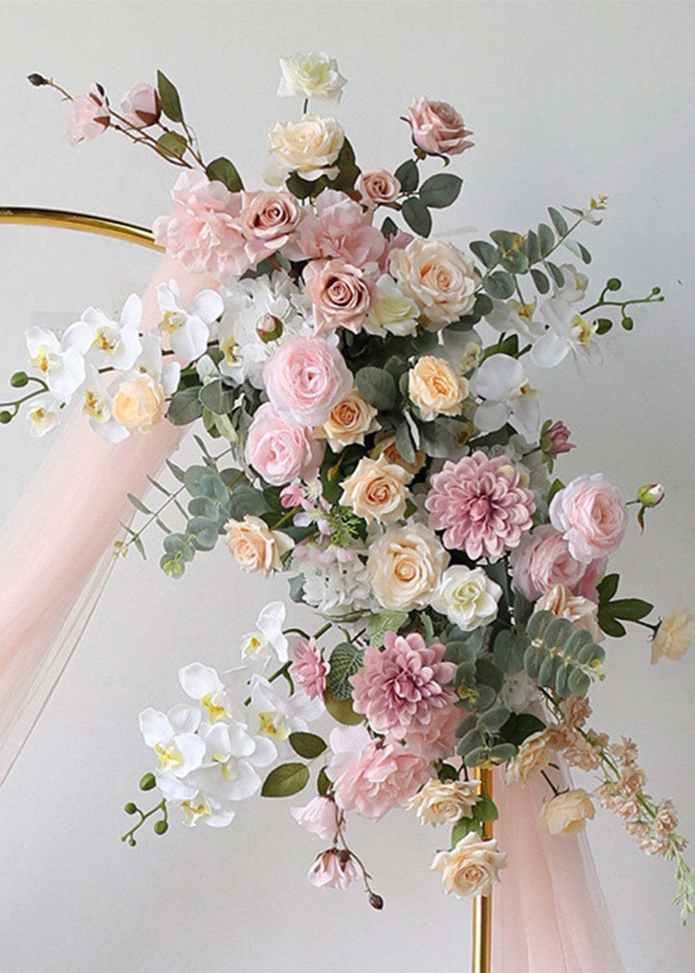 Pink Wedding Archway Flower