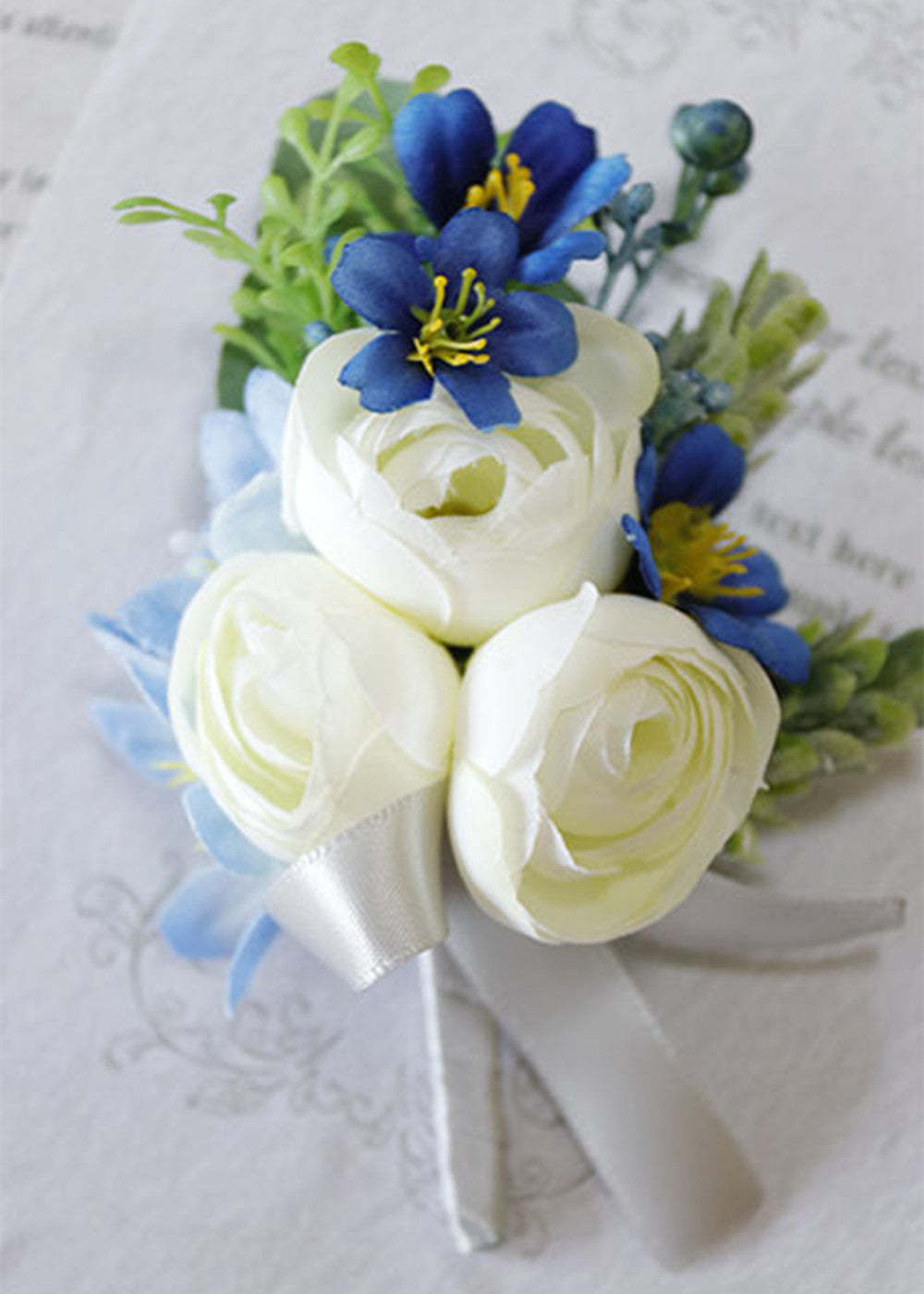 Boutonniere for Men and Wrist Corsage