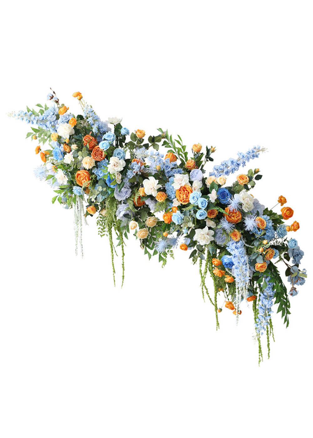 Lagre Blue Wedding Arch Flowers Decor