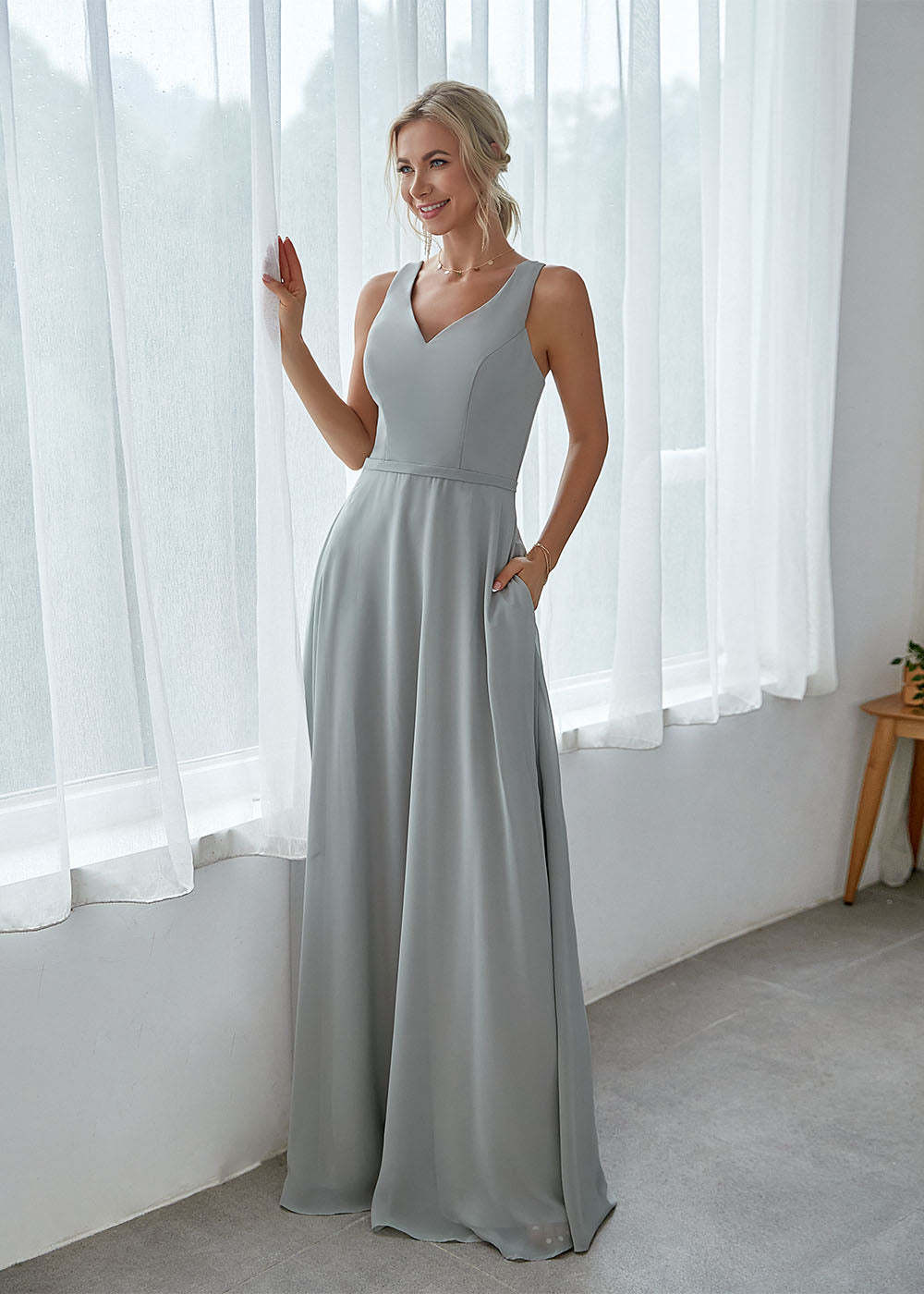 Simple Maxi Dress with Pockets