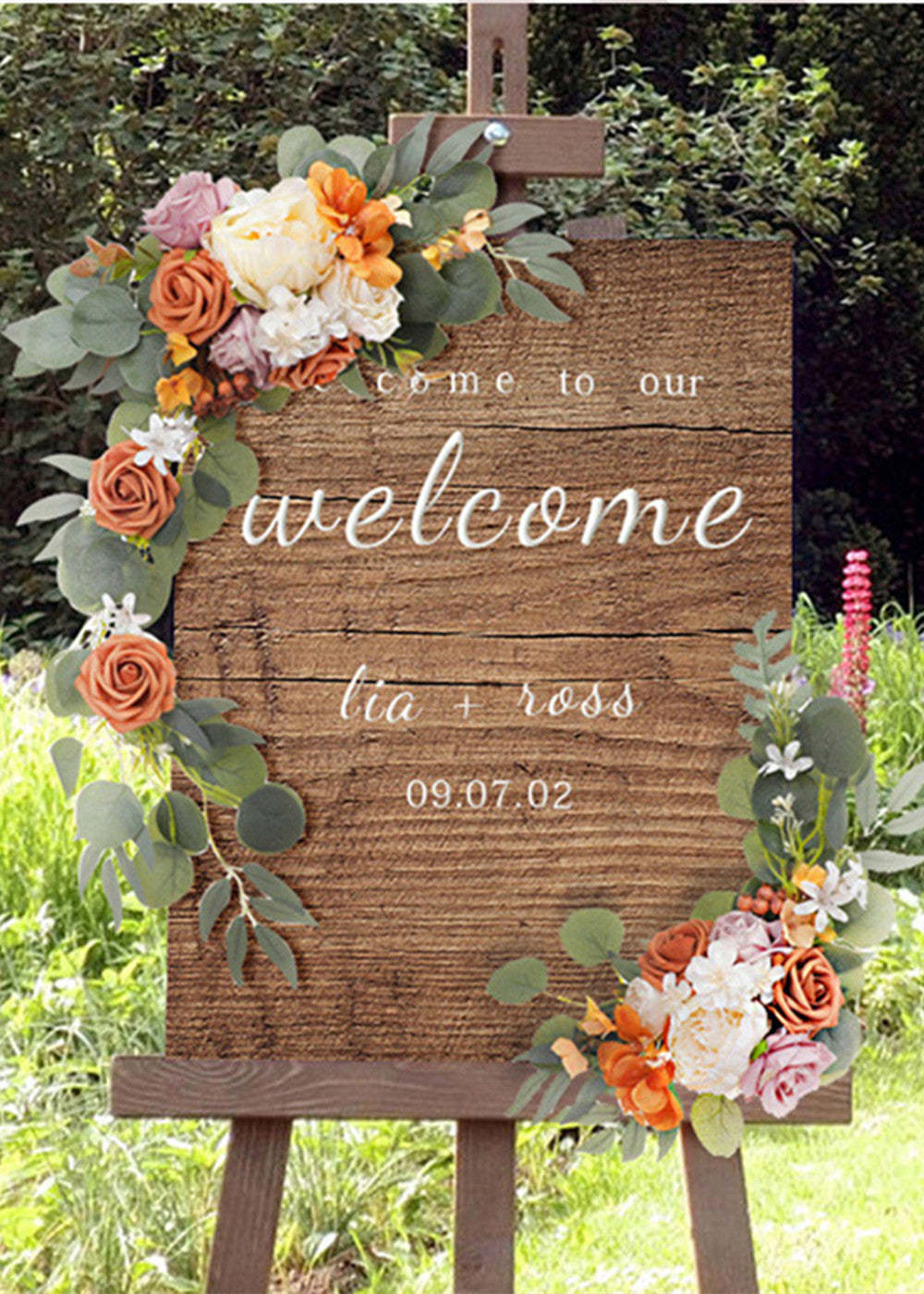 Wedding Welcome Sign Flower