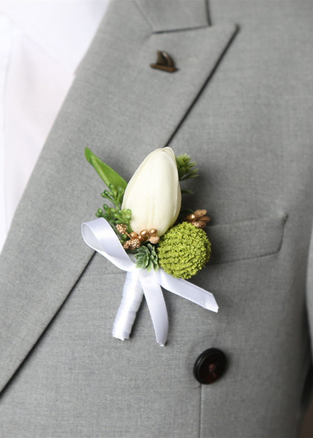 Wedding boutonniere for Groom and Best Man, Boutonniere for Men, Wedding Boutonniere
