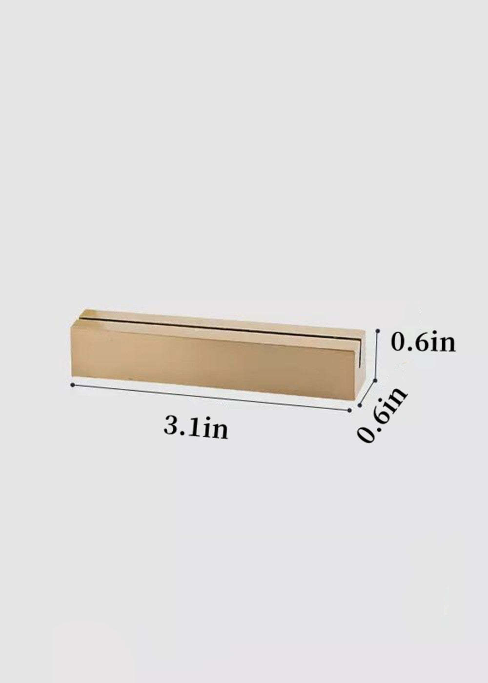 Brass Geometric Shape Place Cards Holder