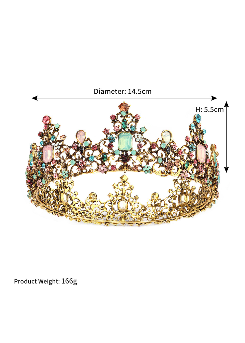 Wedding Bridal Vintage Crystal Tiara