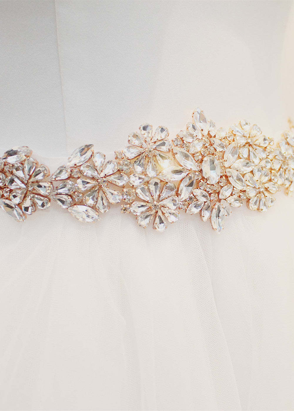 Bridal Dress Crystal Belt Sash