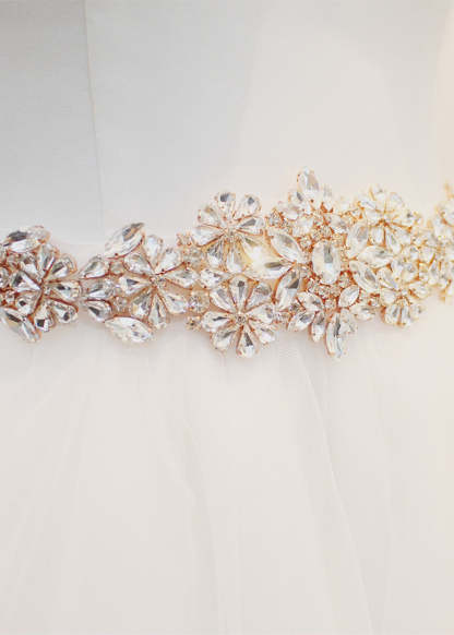 Bridal Dress Crystal Belt Sash