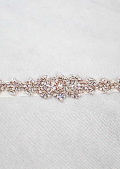 Bridal Dress Crystal Belt Sash