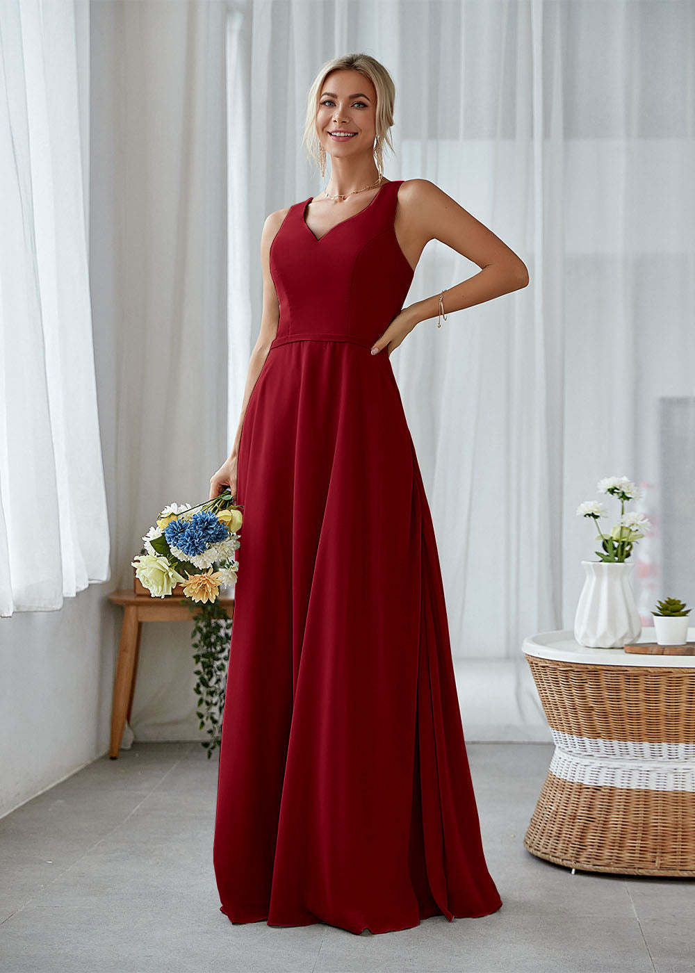 Simple Maxi Dress with Pockets