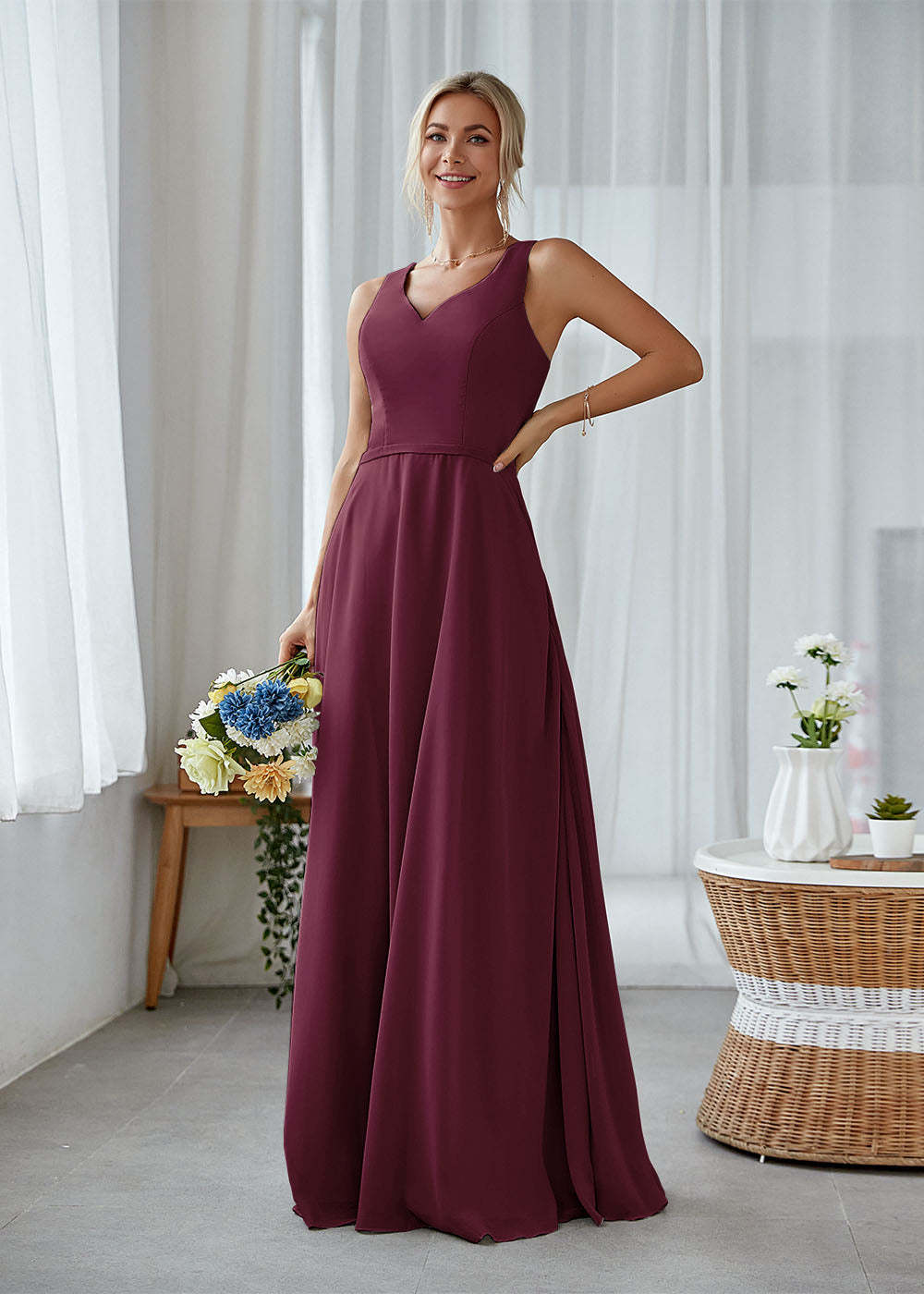 Simple Maxi Dress with Pockets
