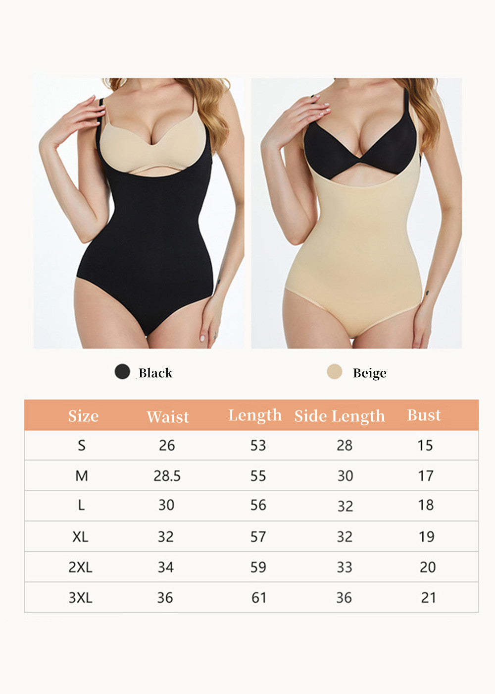 Under Bust Ultra-shaping Bodysuit