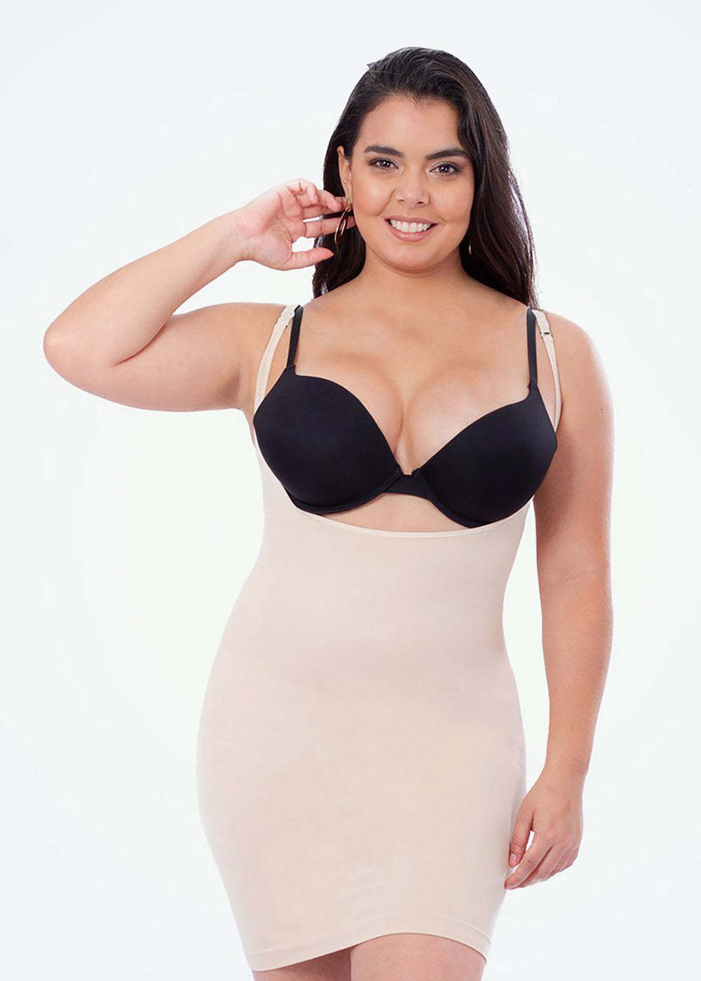 One Piece Breast Support Slip Shapewear