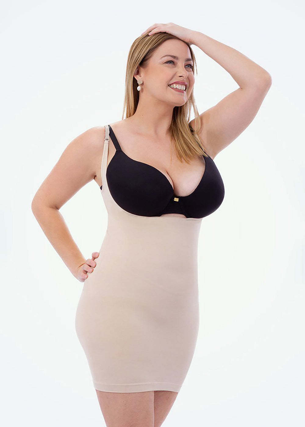 One Piece Breast Support Slip Shapewear