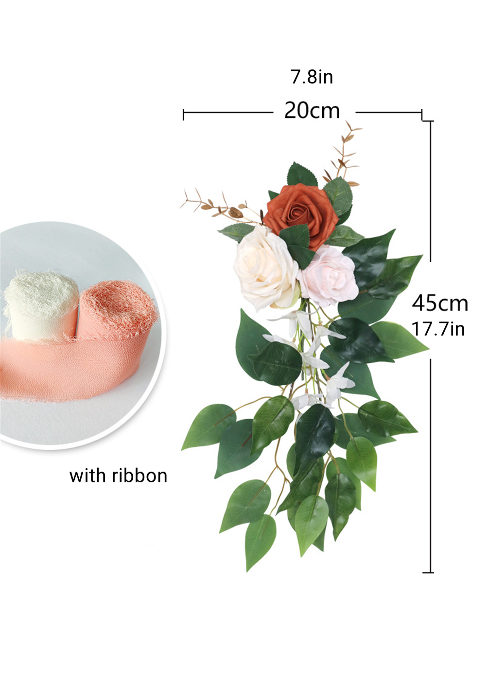 4 Packs Wedding Aisle & chair Flower Decoration