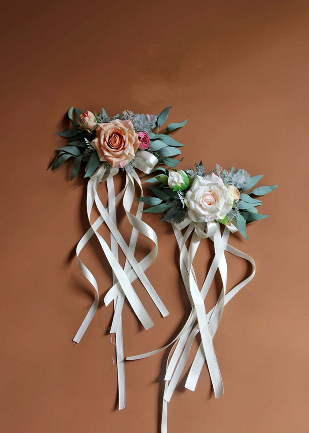 Set of 5 Wedding Artificial Flower Chair Decoration