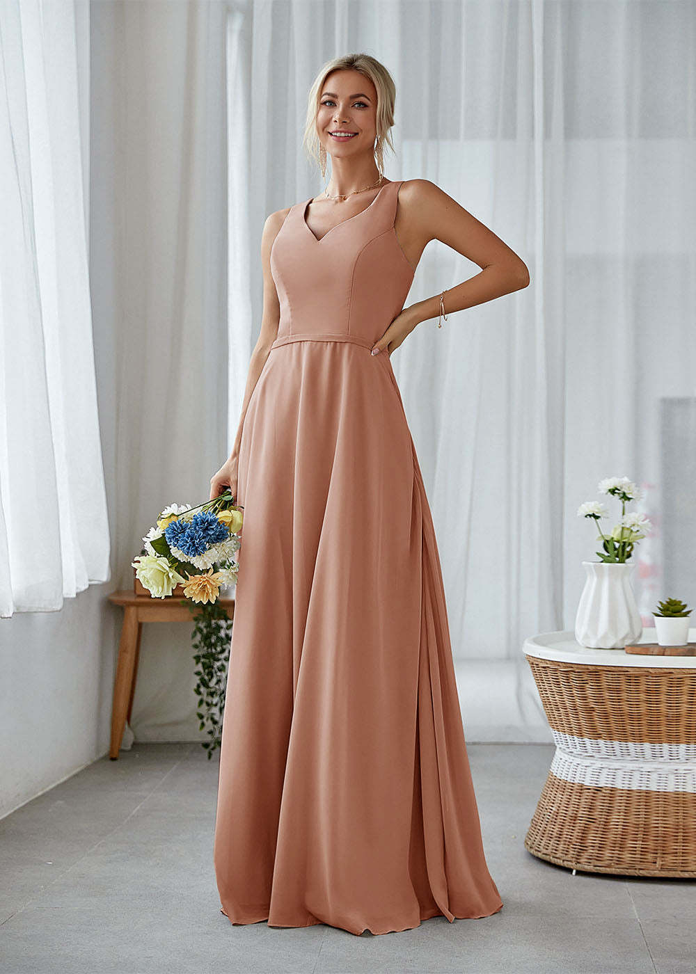 Simple Maxi Dress with Pockets