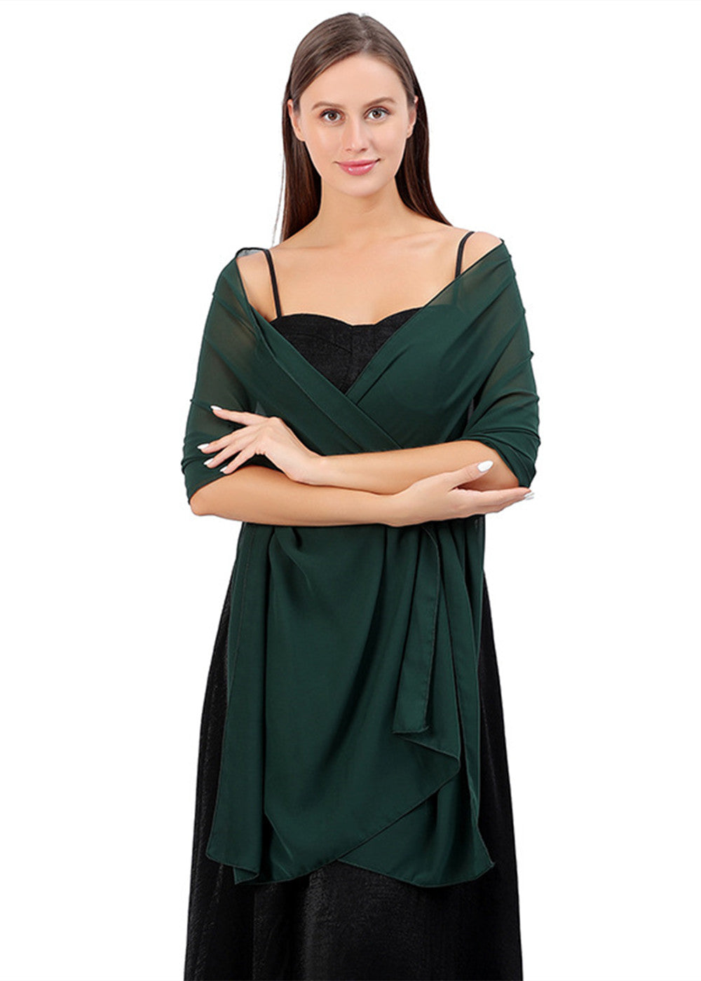 Dress Multi Color Chiffon Wrap Shawl