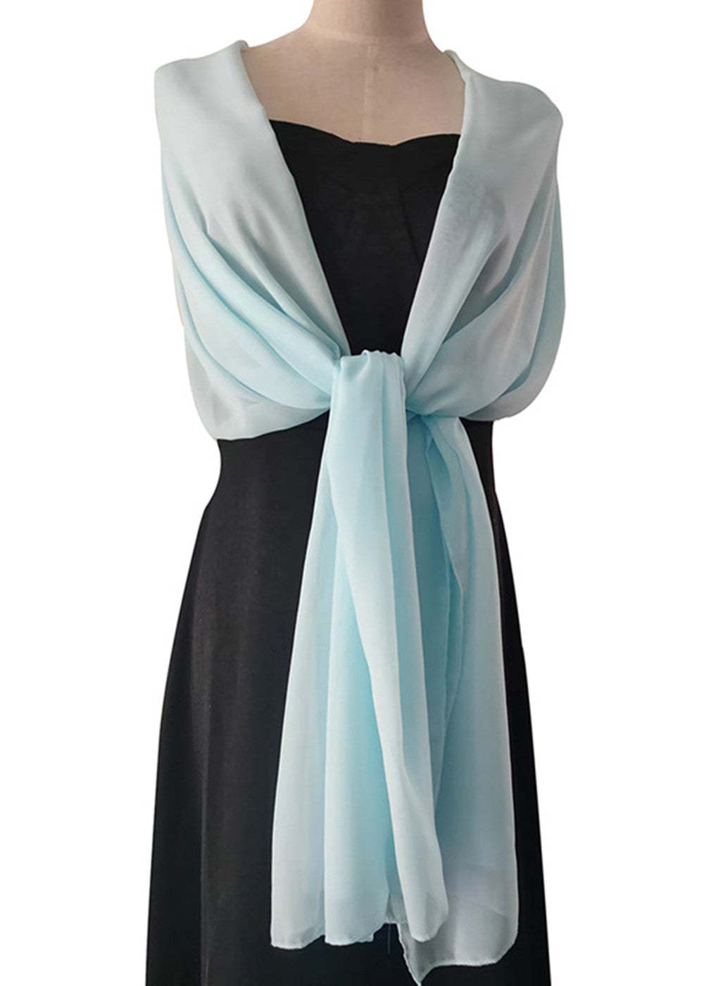 Dress Multi Color Chiffon Wrap Shawl