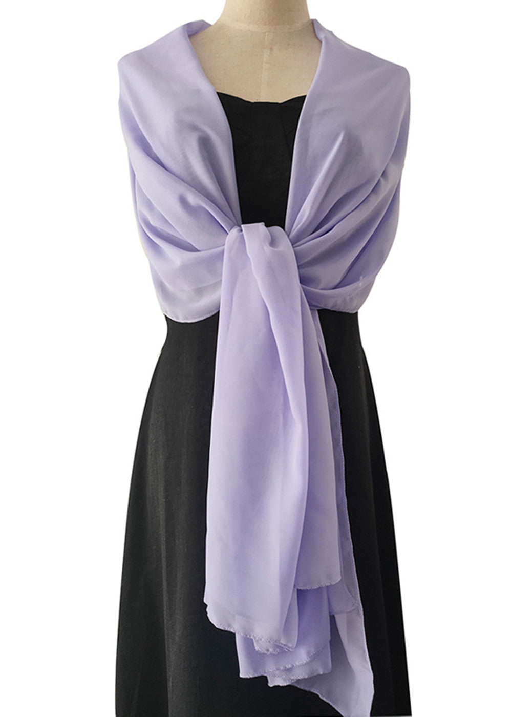 Dress Multi Color Chiffon Wrap Shawl