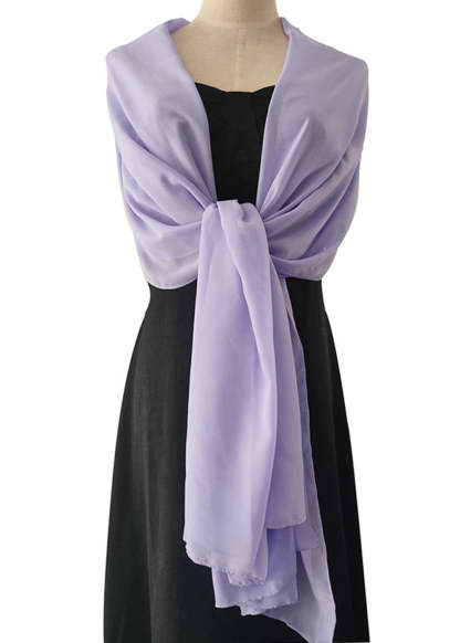 Dress Multi Color Chiffon Wrap Shawl