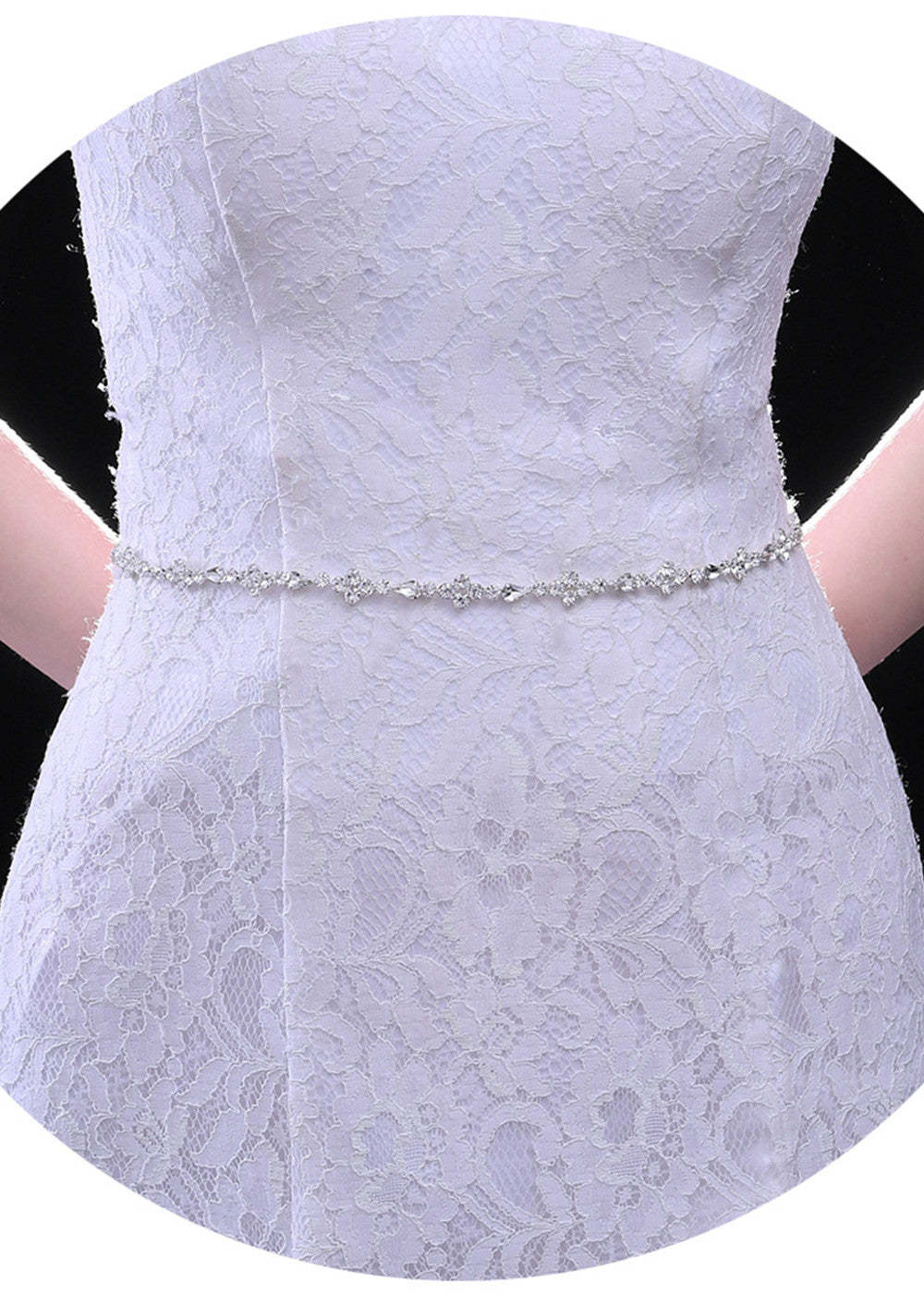 Wedding Dress Crystal Rhinestone Sash