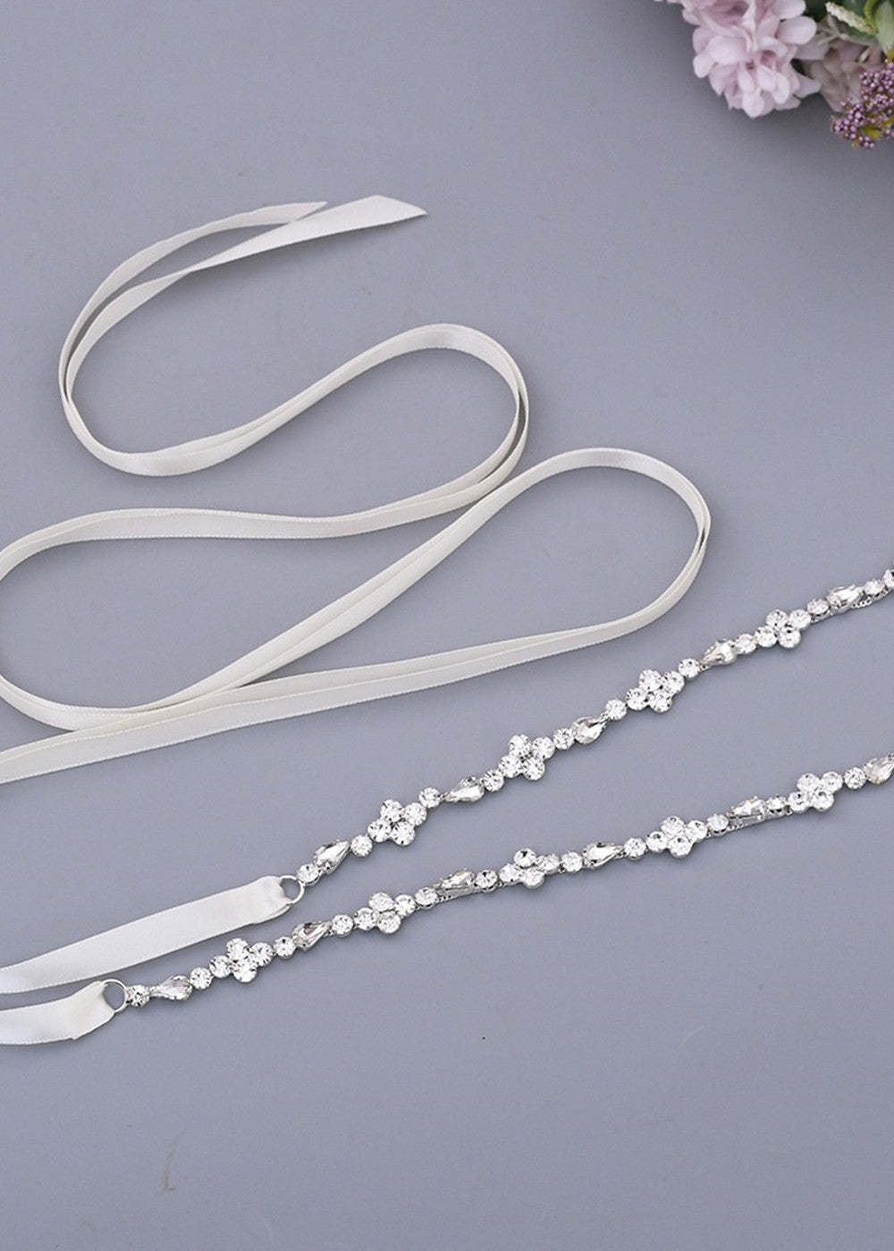 Wedding Dress Crystal Rhinestone Sash