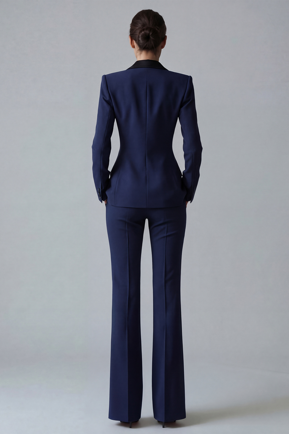 2 Piece Peak Lapel Dark Green Slim Fit Single Breasted Prom Suits