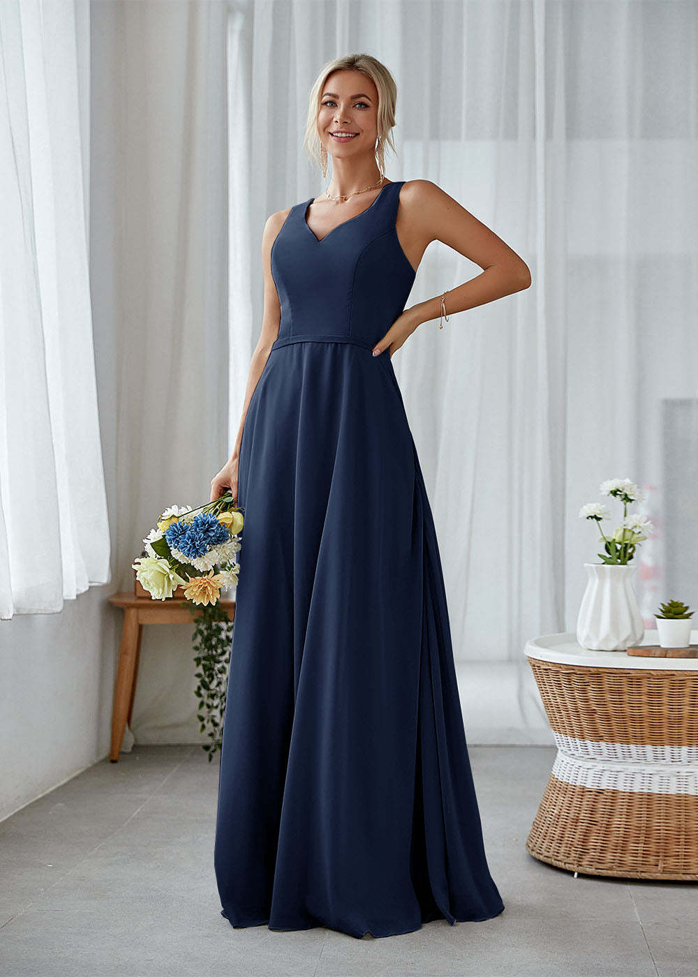 Simple Maxi Dress with Pockets