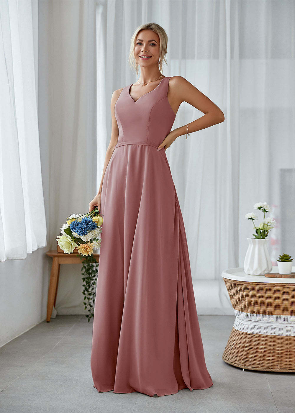 Simple Maxi Dress with Pockets