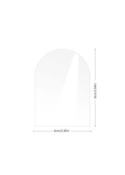 10 PCS DIY Blank Acrylic Table Sign with Hold