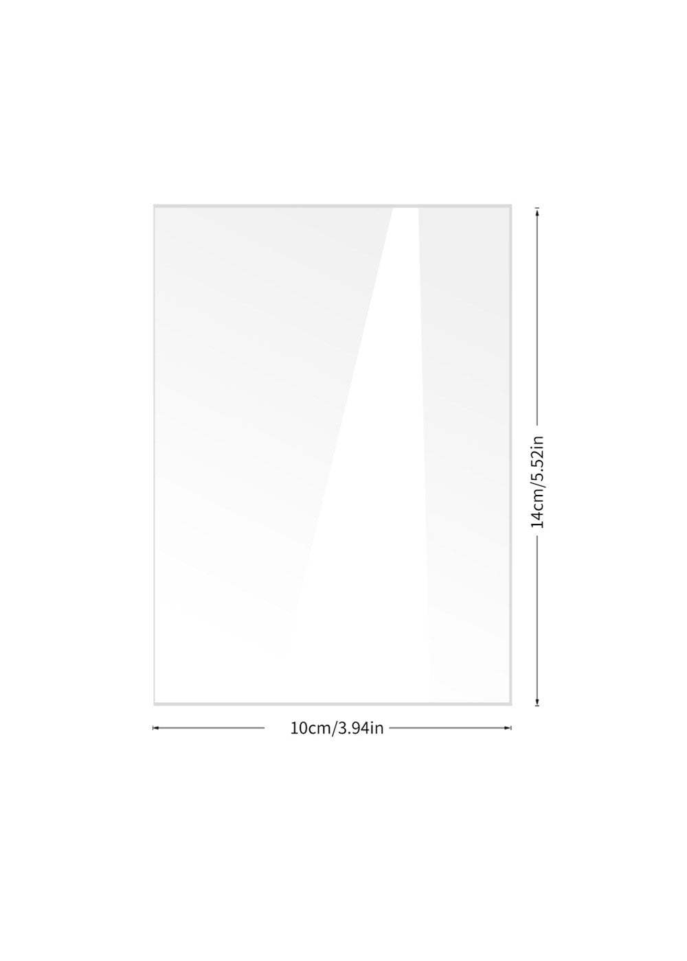 10 PCS DIY Blank Acrylic Table Sign with Hold