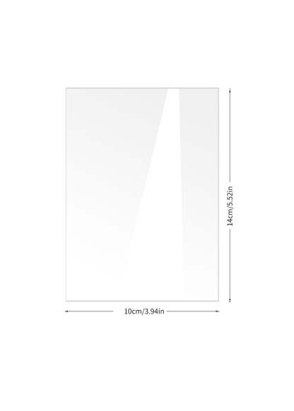 10 PCS DIY Blank Acrylic Table Sign with Hold