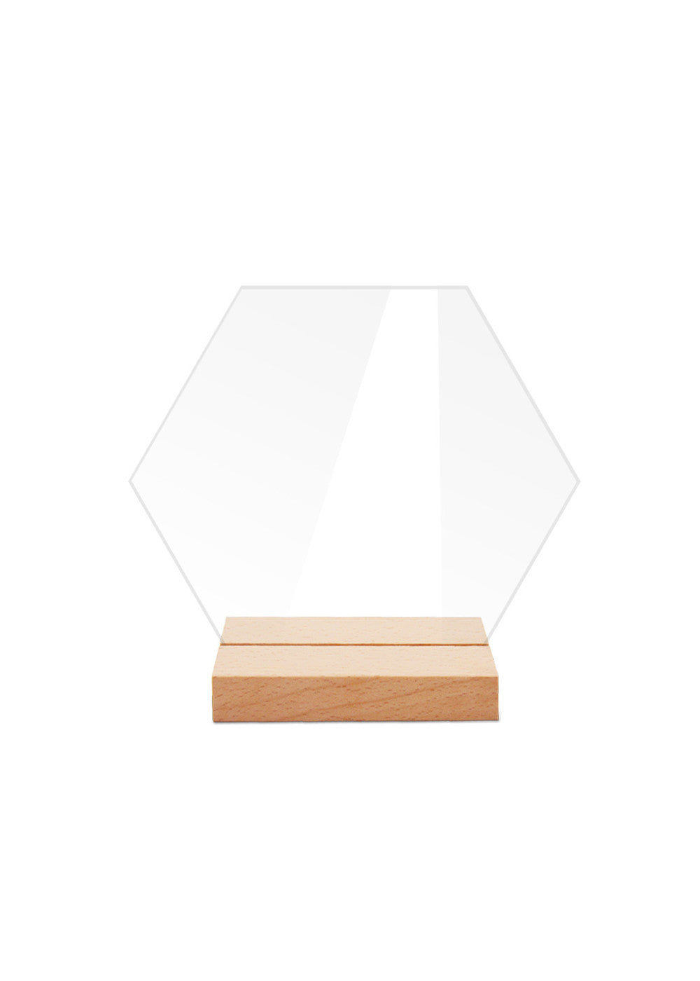 10 PCS DIY Blank Acrylic Table Sign with Hold