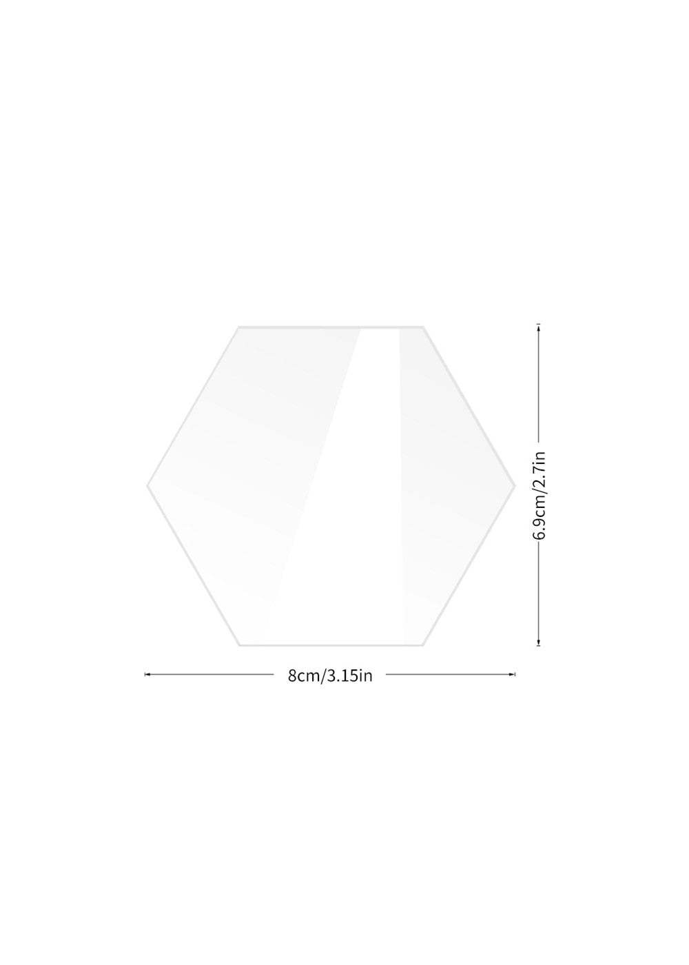 10 PCS DIY Blank Acrylic Table Sign with Hold