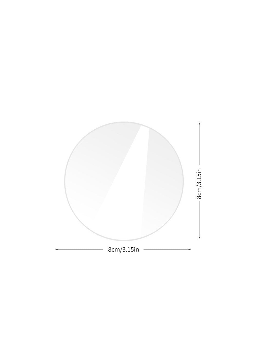 10 PCS DIY Blank Acrylic Table Sign with Hold