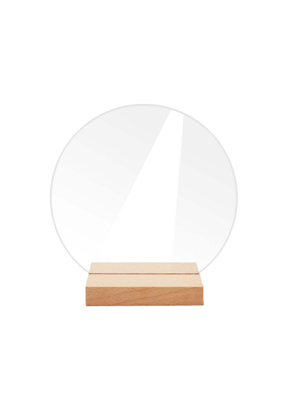 10 PCS DIY Blank Acrylic Table Sign with Hold