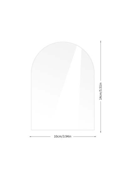 10 PCS DIY Blank Acrylic Table Sign with Hold