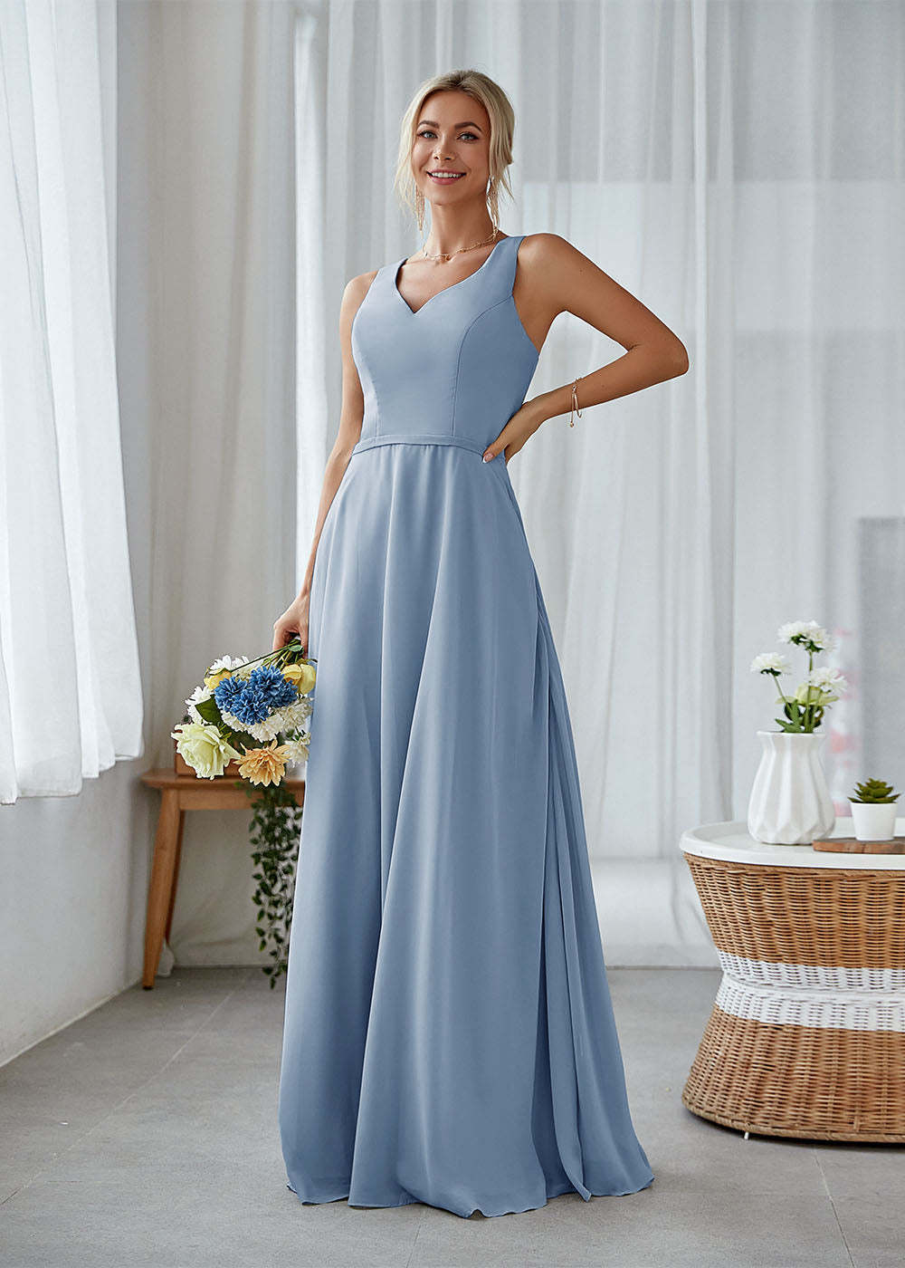 Simple Maxi Dress with Pockets