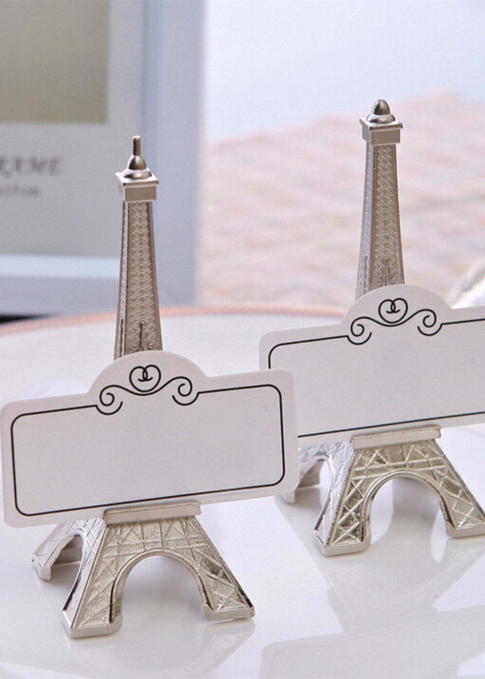 10 PCS Eiffel Tower Place Cards Holder