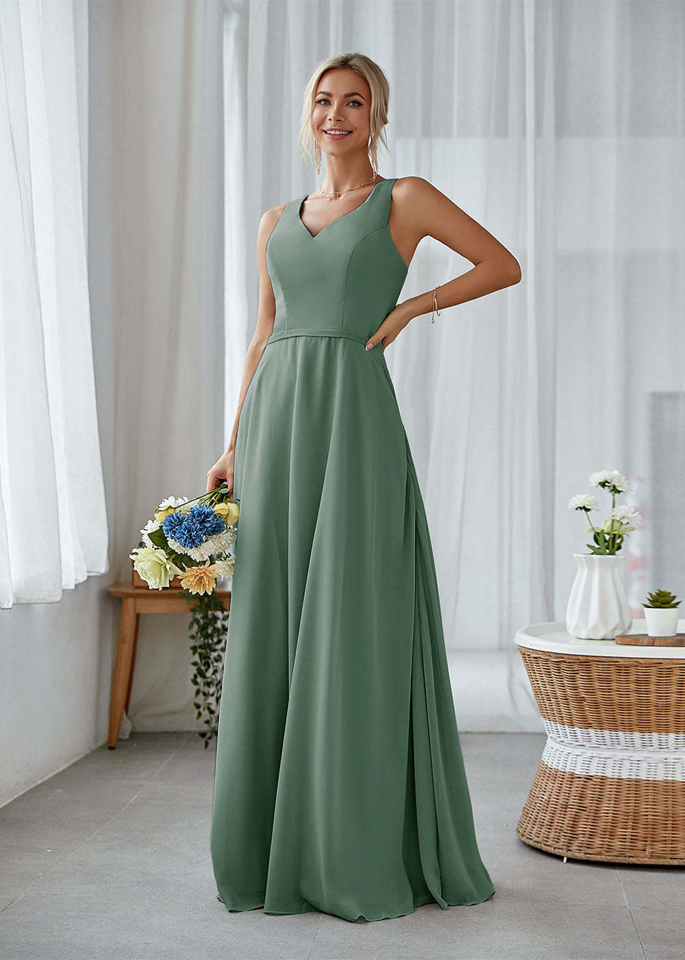 Simple Maxi Dress with Pockets