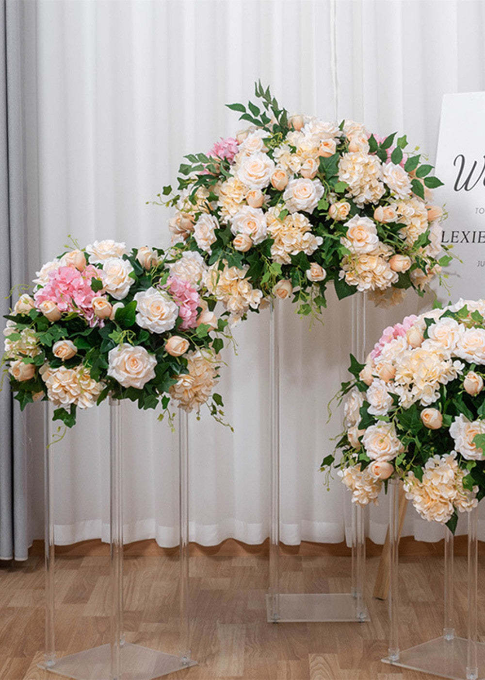 Artificial Flower Ball Wedding Decorations