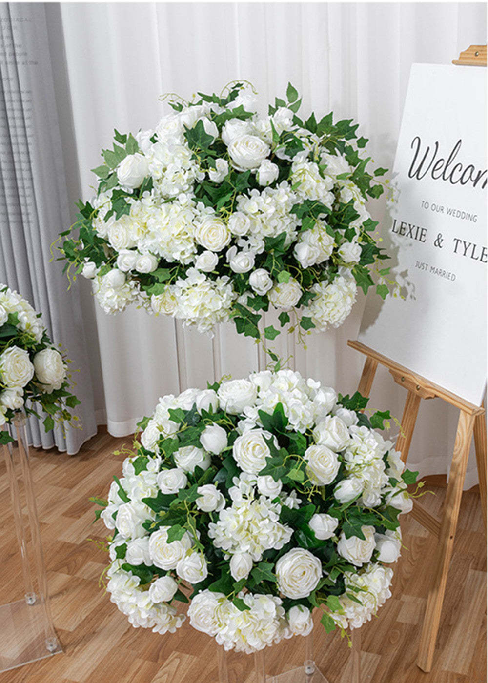 Artificial Flower Ball Wedding Decorations