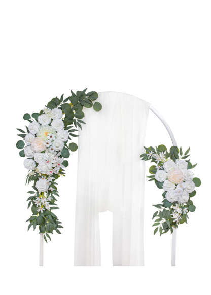 Rose Eucalyptus Flower Swag